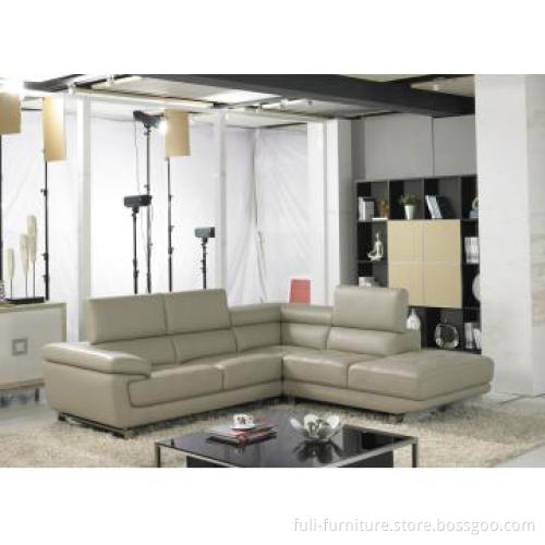 G-2596 3seater+corner+chaise Top Grain Cow Leather + PVC Promotion